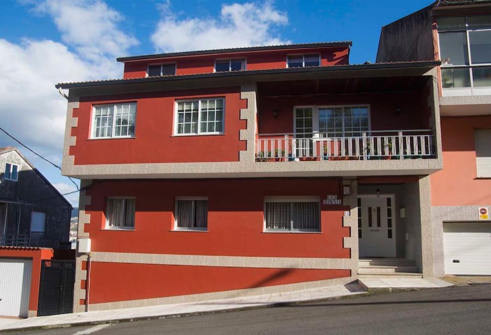 Apartamento Con Terraza Y Vistas Al Mar Bueu Exterior photo